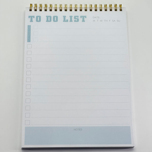 caderno de bobina de pvc