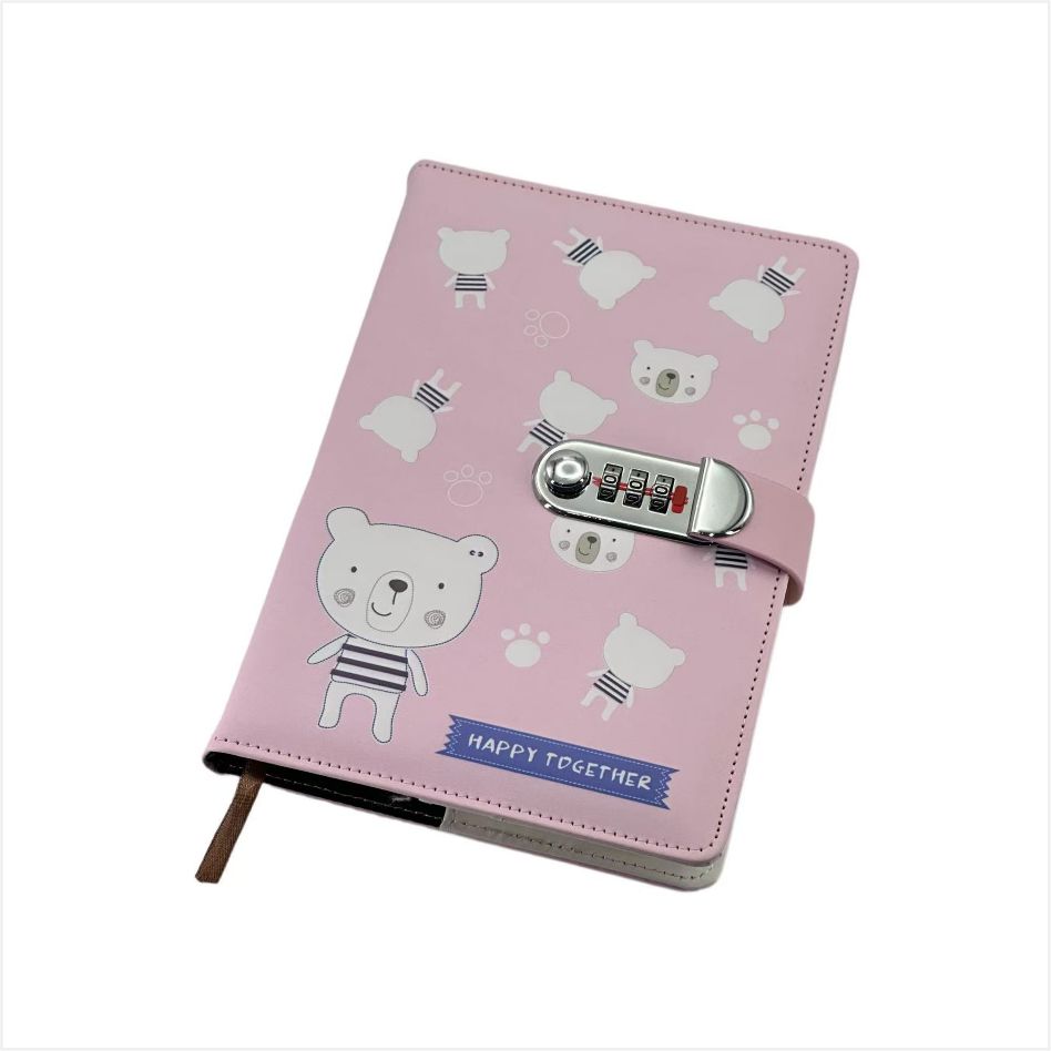 Notebook de bloqueio de combinação